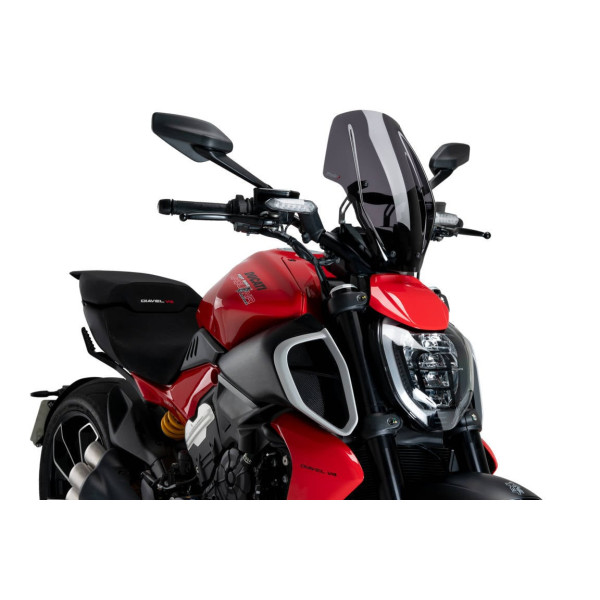 Puig Puig adjustable sport screen | dark smoke | ducati diavel v4 2024>current